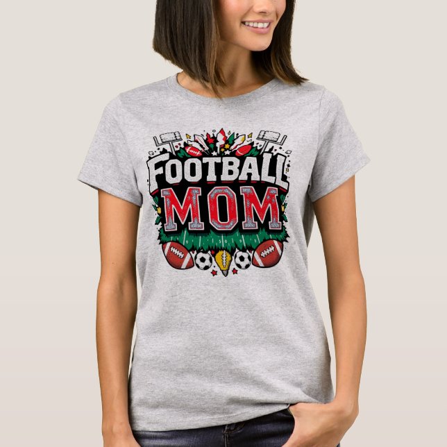 Camiseta Football Mom Power Tee (Anverso)