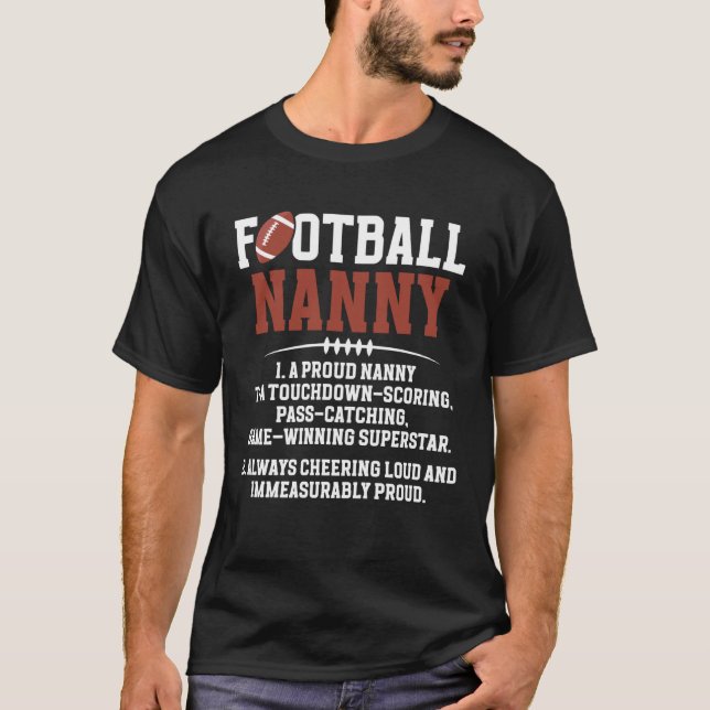 Camiseta Football Nanny Definition Nanny of A Football Play (Anverso)