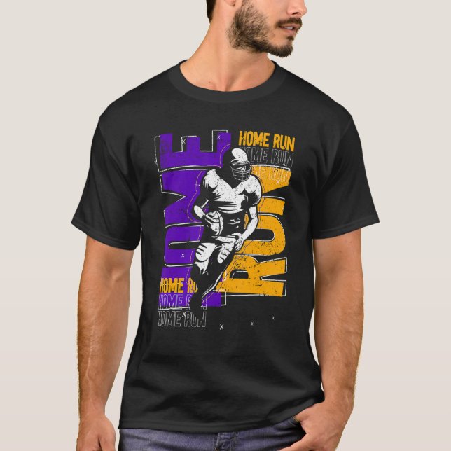 Camiseta Football Player Touchdown American Football Homeru (Anverso)
