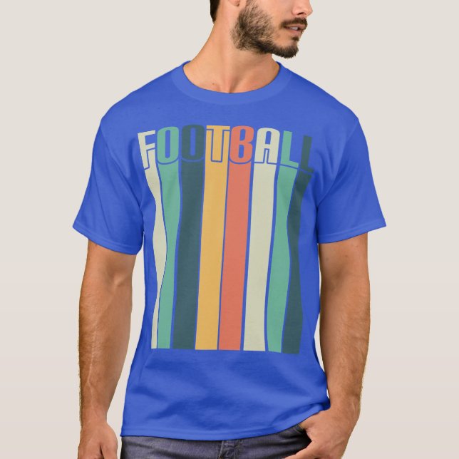 Camiseta Football Retro Stripes Oversized (Anverso)