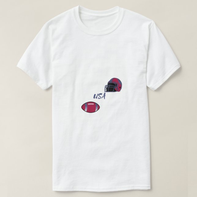 Camiseta Football usa (Diseño del anverso)