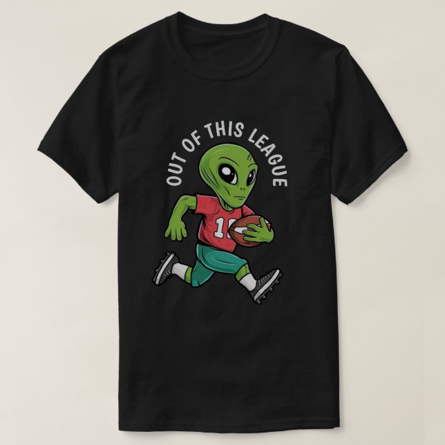 Camiseta Footballer Alien (Diseño del anverso)