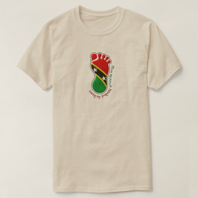 Camiseta Footprints SKN Adulto (Diseño del anverso)