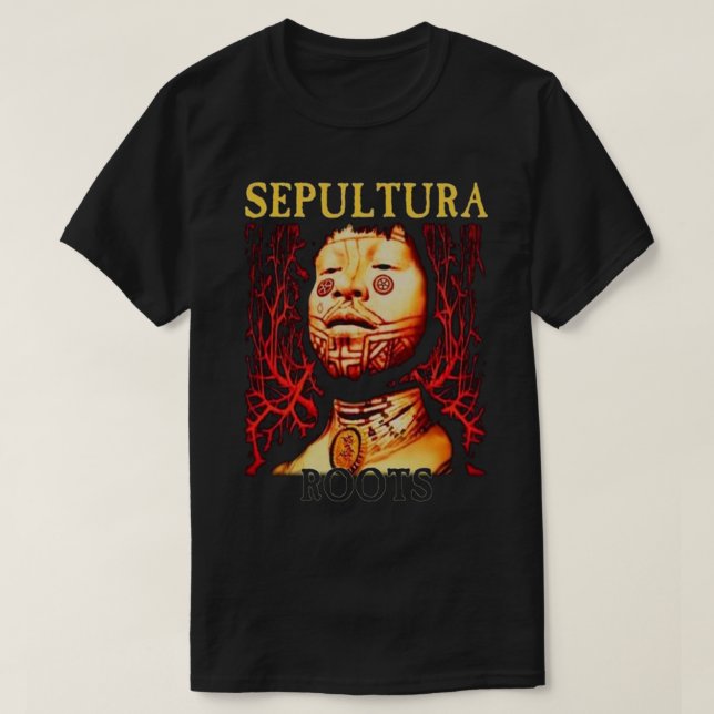 Camiseta For 1990 Fan Art Music Band Paulo  Art Heavy Metal (Diseño del anverso)