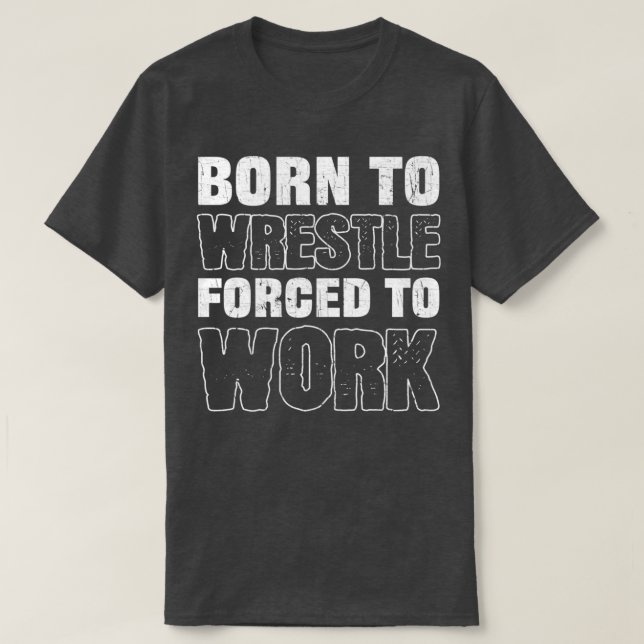 Camiseta For All Wrestlers And Wrestling Lovers Wrestling 1 (Diseño del anverso)