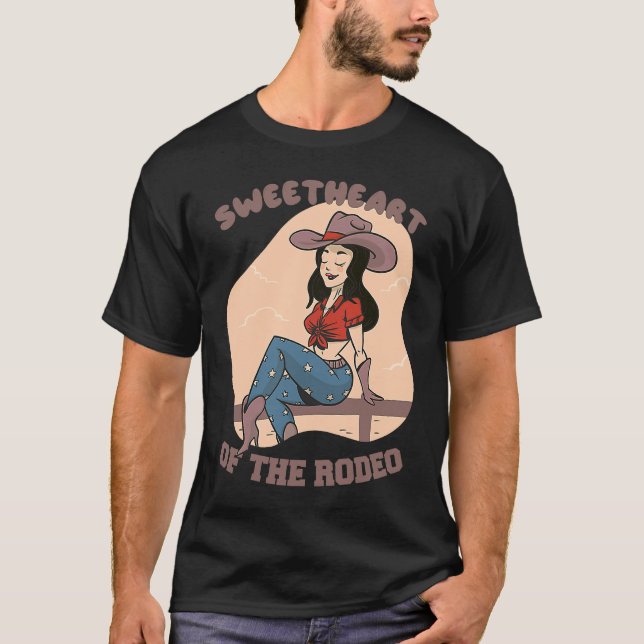 Camiseta for Girls with Horses  Sweetheart of the Rodeo (Anverso)