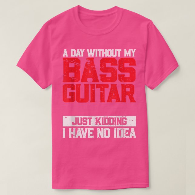 Camiseta For Guitarist & Musician, Music & Bass FanAcoustic (Diseño del anverso)