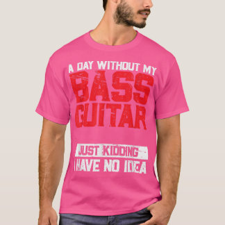 Camiseta For Guitarist & Musician, Music & Bass FanAcoustic