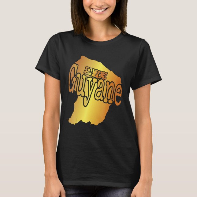 Camiseta for Guyanese Map of Guyana 973 (Anverso)