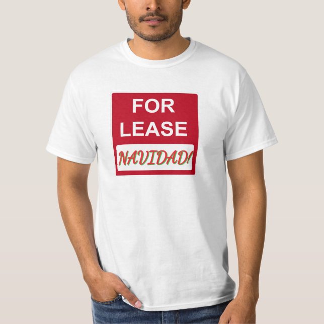 Camiseta For Lease Navidad T-Shirt (Anverso)