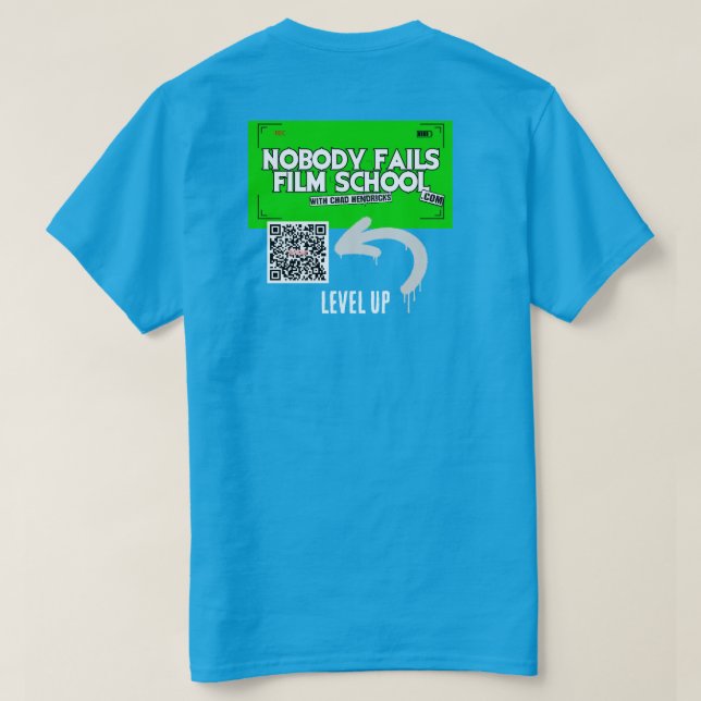 Camiseta For People Who Finish T-Shirt | Filmmaker Mindset  (Reverso del diseño)