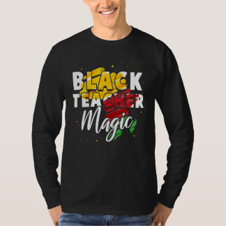 Camiseta For Teachers Black Teacher Magic African History M