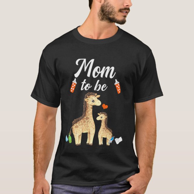 Camiseta for Women Trendy Summer for Mama to be Mothers Day (Anverso)