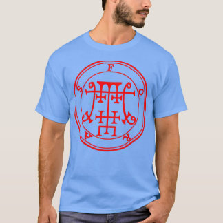 Camiseta Foras Ars Goetia Sigil Red