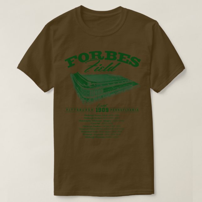 Camiseta Forbes Field (Diseño del anverso)
