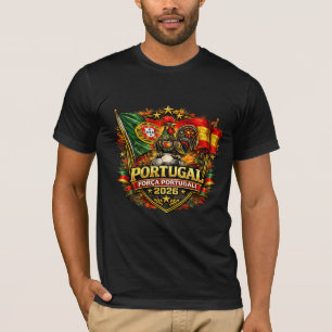 Camiseta FORÇA PORTUGAL 🇵🇹 Orgullo de Portugal