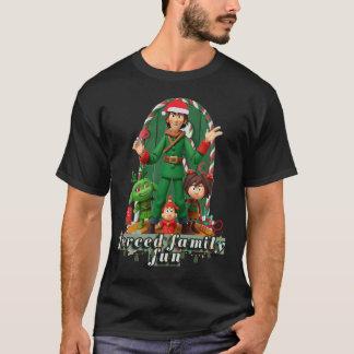 Camiseta Forced Family Fun Christmas Tee | Funny Holiday El