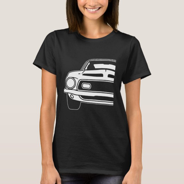 Camiseta Ford Mustang 1967 - 1968 Gt500 1 (Anverso)