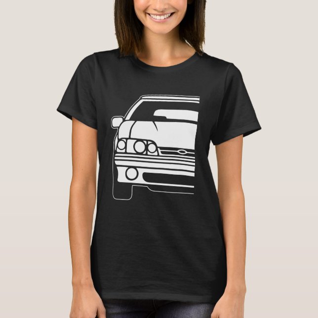 Camiseta Ford Mustang 1989 Notchback 1 (Anverso)