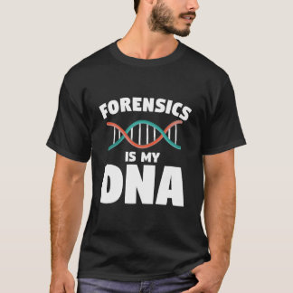Camiseta Forense Es Mi Adn Investigador Forense Detective