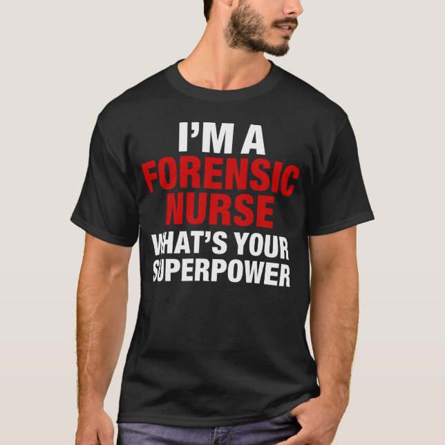 Camiseta Forensic nurse (Anverso)
