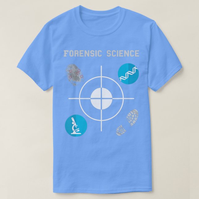 Camiseta Forensic Science  Crime Scene Evidence  (Diseño del anverso)
