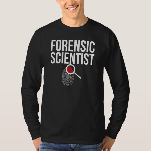 Camiseta Forensic Scientist Fingerprint Forensic Science 1 (Anverso)