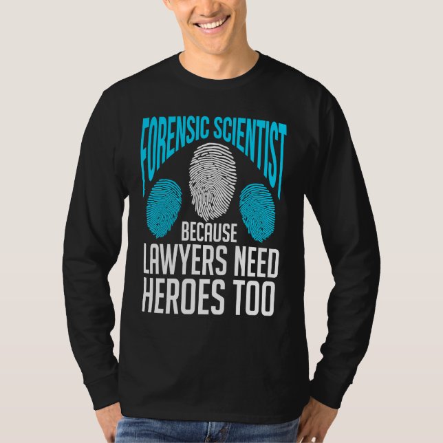 Camiseta Forensic Scientist  Forensics Science Crime Chemis (Anverso)
