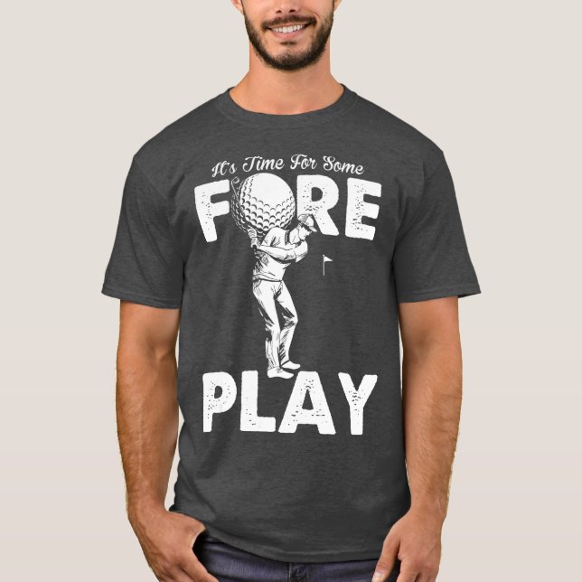 Camiseta Foreplay Innuendo Funny Golf Adulto Humor (Anverso)