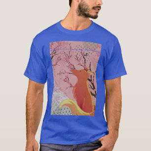Camiseta Forest Animal Sakura Wildlife Japanese Cherry Blos