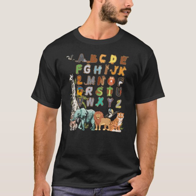 Camiseta Forest Animals & Jungle Animal Idea For Kids Anima (Anverso)
