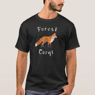 Camiseta Forest Corgi (Corgi Forestal) Es Un Vintage De Pun