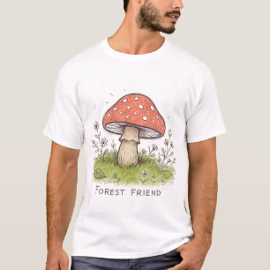 Camiseta Forest Friend Mushroom
