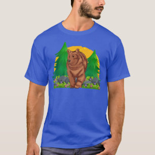 Camiseta Forest Grizzly Bear Animal Lover Wildlife Nature R