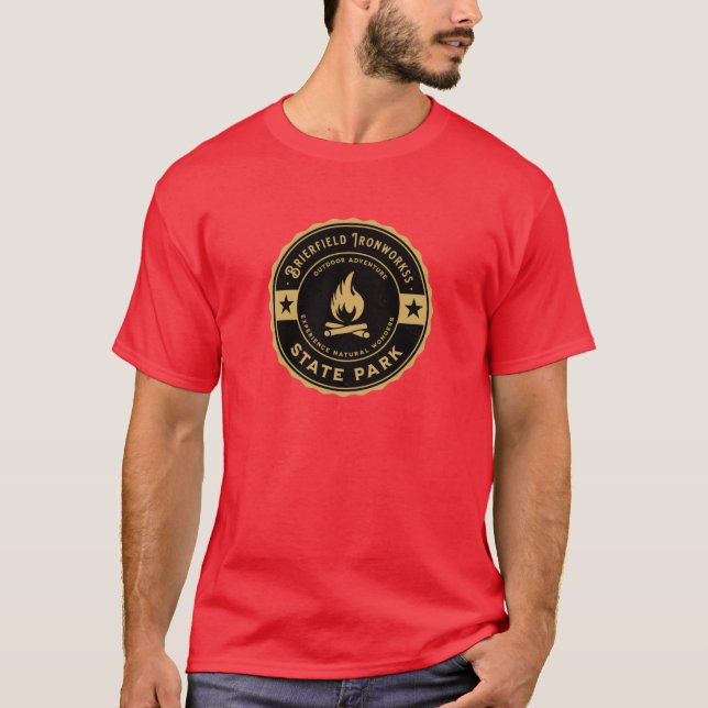 Camiseta Forest Wilderness Nature Camping Brierfield Ironwo (Anverso)