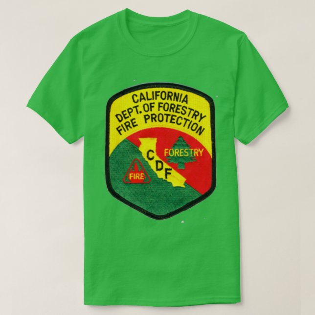 Camiseta Forestal de California (Diseño del anverso)