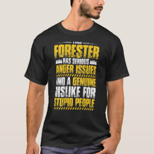 Camiseta Forestal de problemas de ira