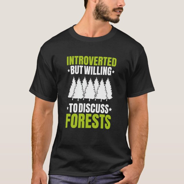 Camiseta Forestal Introvertido Forestal (Anverso)