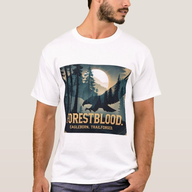 Camiseta Forestblood – Espíritu Salvaje Nacido del Bosque (Anverso)