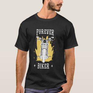 Camiseta Forever Biker Motorcycle Bike Rider retro
