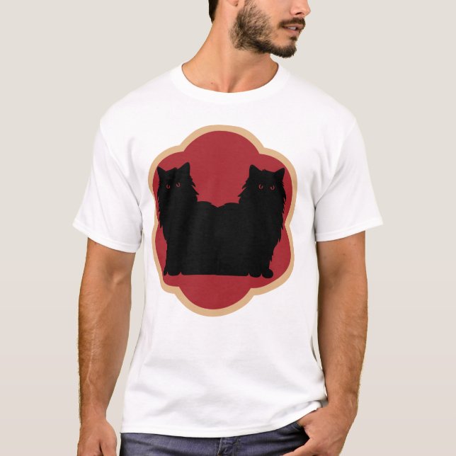 Camiseta Forever Friends Cats Love Design (Anverso)