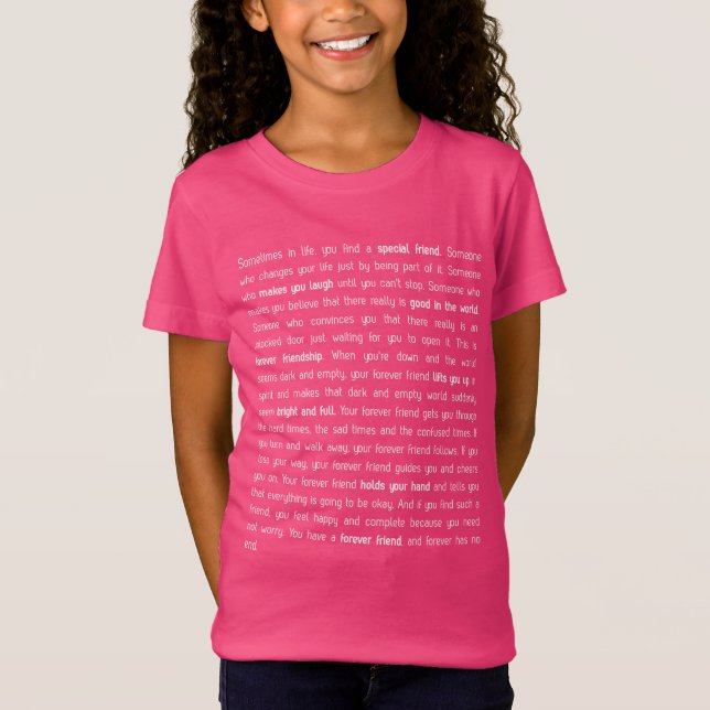 Camiseta Forever has no end (Anverso)