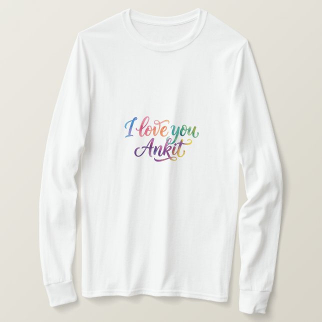 Camiseta Forever Love (Anverso del diseño)