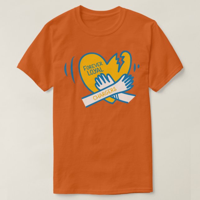 Camiseta Forever Loyal Los Angeles Chargers (Diseño del anverso)