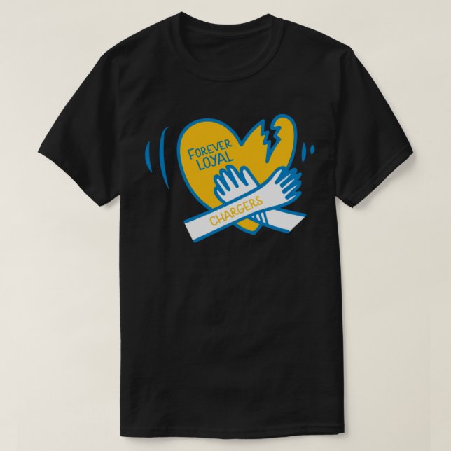 Camiseta Forever Loyal Los Angeles Chargers (Diseño del anverso)