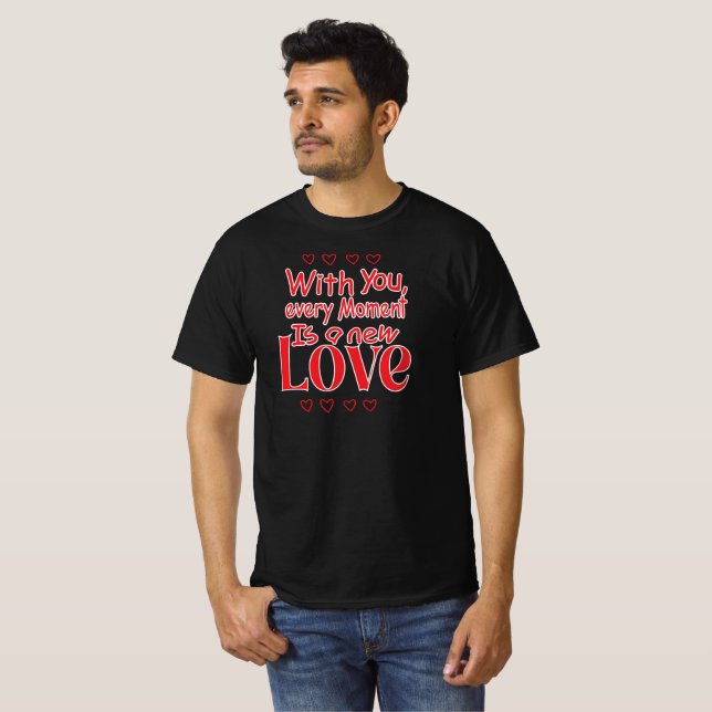 Camiseta Forever New Love Romantic Quote (Anverso completo)