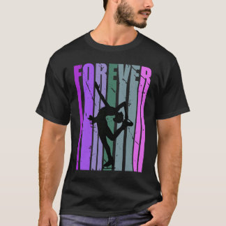 Camiseta Forever Retro Ice Skating Pretty Player Team Coach