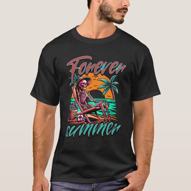 Camiseta Forever Summer – Sol sin Fin & Verano (Anverso)