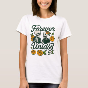 Camiseta Forever Unidos Skeleton Couple