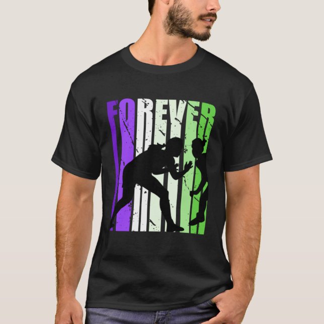 Camiseta Forever Wrestling Pretty Wrestle Coaching Compete (Anverso)